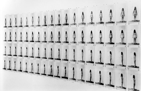 Eleanor Antin’s Carving: A Traditional Sculpture, 1972. Image courtesy of the National Museum of Women in the Arts. 