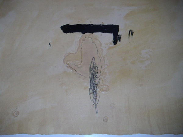 Antoni Tàpies, La Main, etching, 1972. Image courtesy of Denis Bloch Fine Art. 
